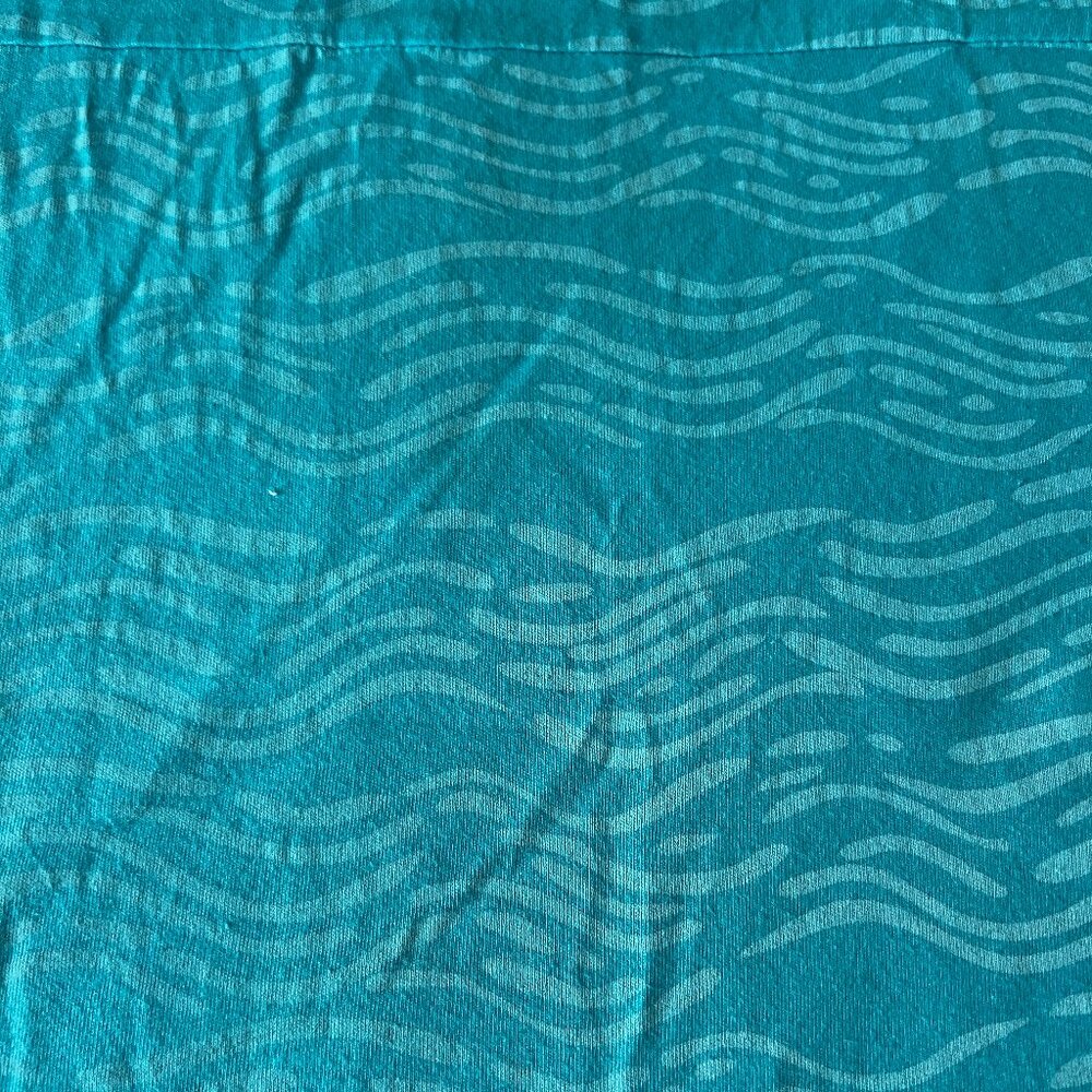 Fresh Produce Size XL Light Blue/Aqua Cotton T-Shirt Dress - Picture 3 of 4